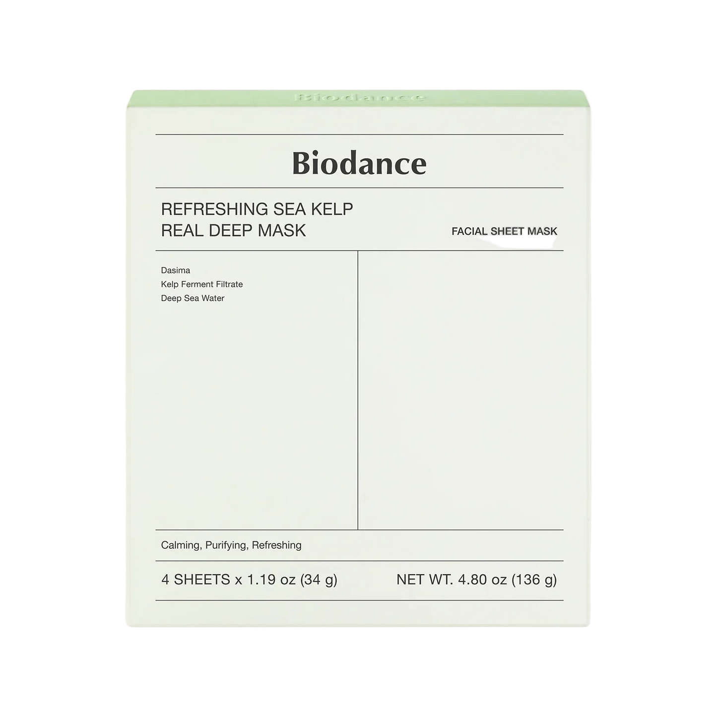 Biodance Refreshing Sea Kelp Real Deep Mask